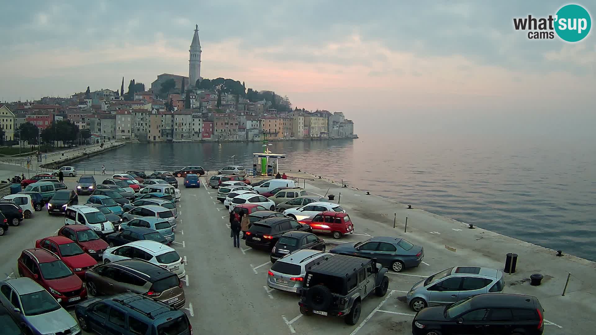 Web kamera Rovinj panorama grada