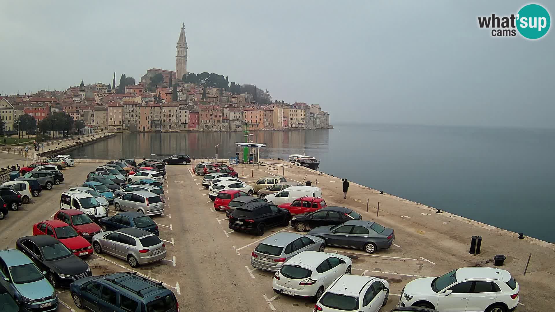 Webcam live Rovinj panorama de la ville | Istrie