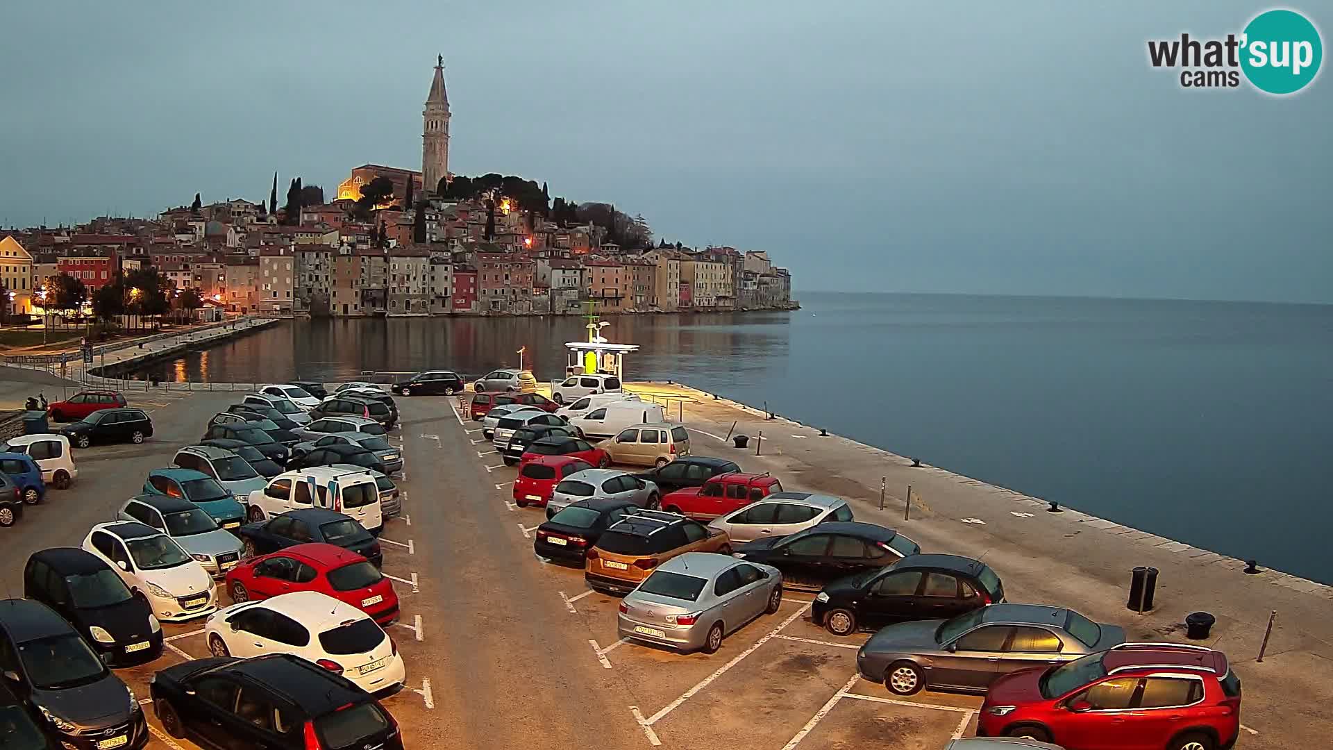 Webcam Rovinj panorama de la ciudad | Istria