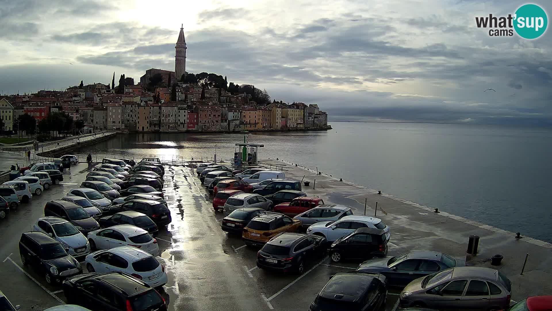 Web kamera Rovinj panorama grada