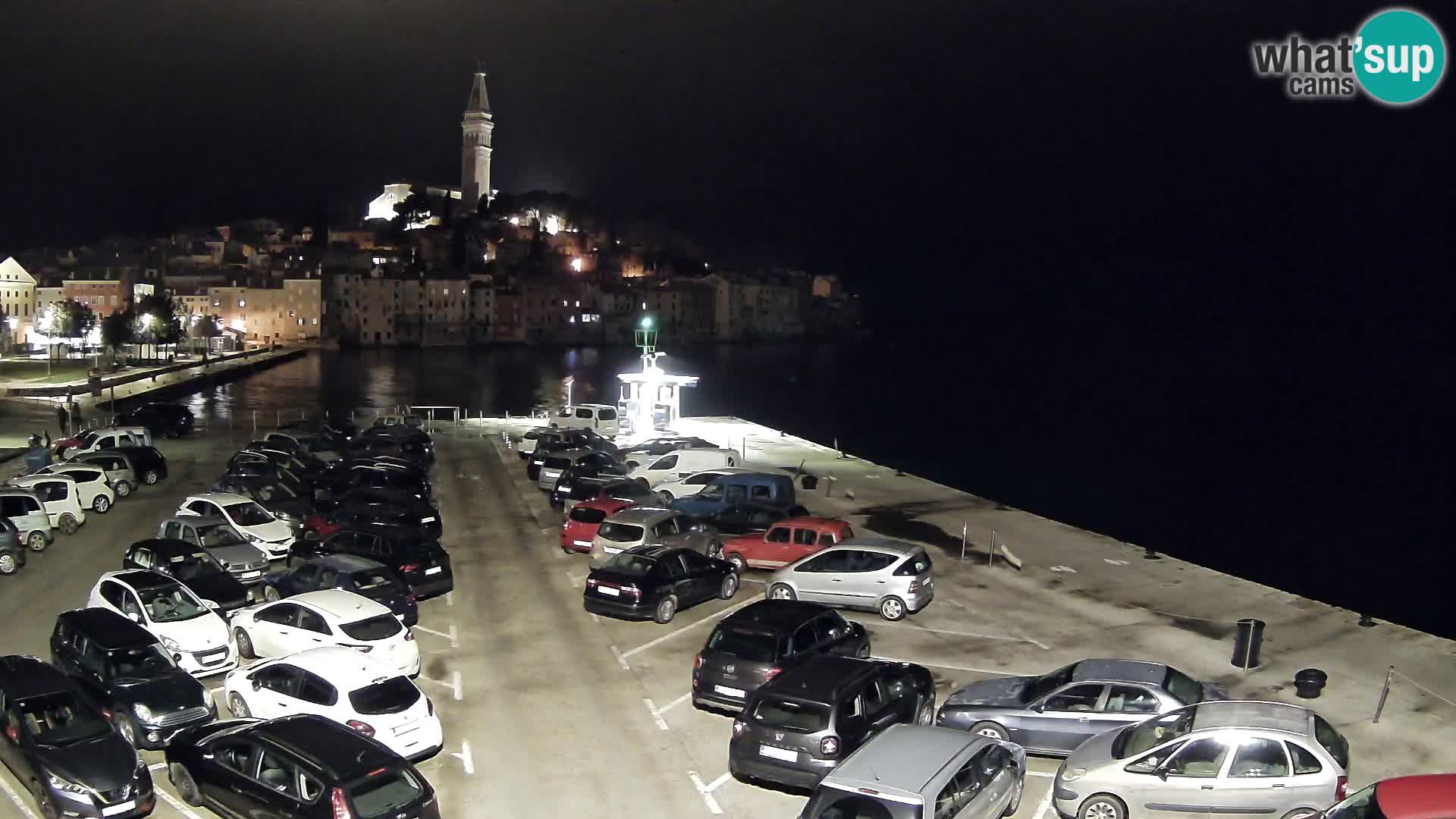 Webcam live Rovinj panorama de la ville | Istrie