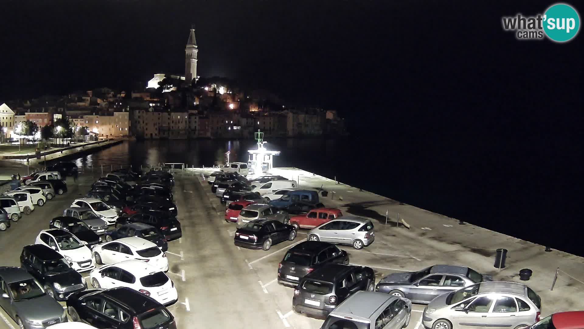 Webcam live Rovinj panorama de la ville | Istrie