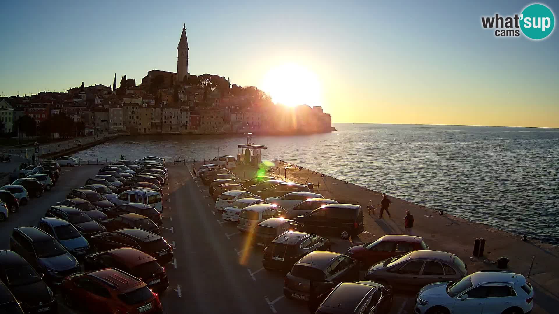 Web kamera Rovinj panorama grada