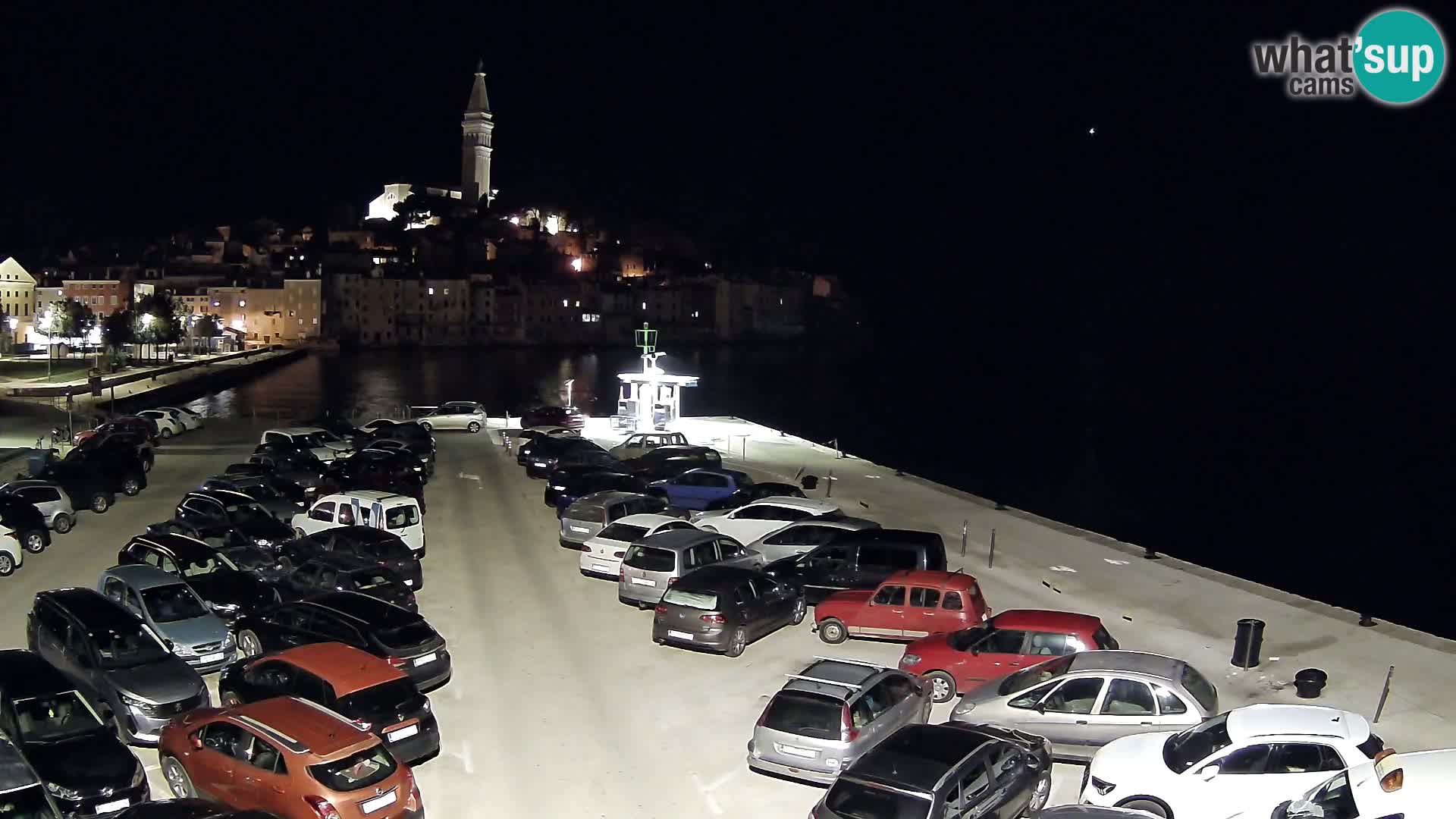 Webcam live Rovinj panorama de la ville | Istrie