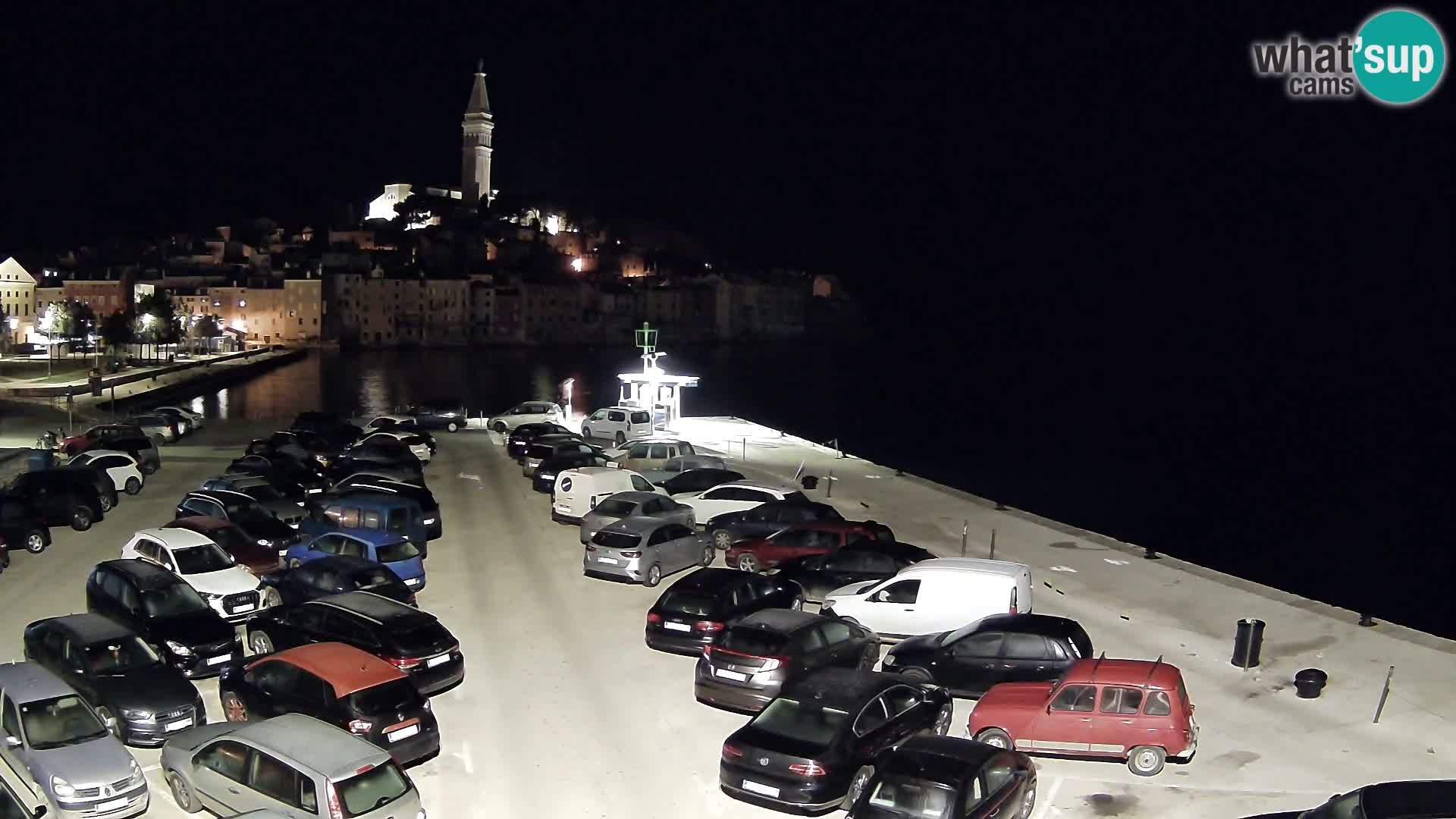 Webcam live Rovinj panorama de la ville | Istrie