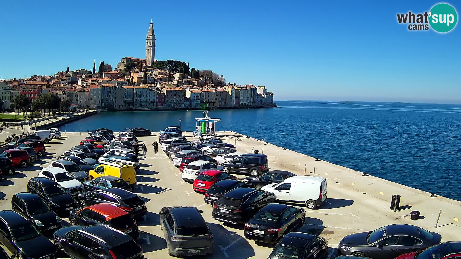 Web kamera Rovinj panorama grada