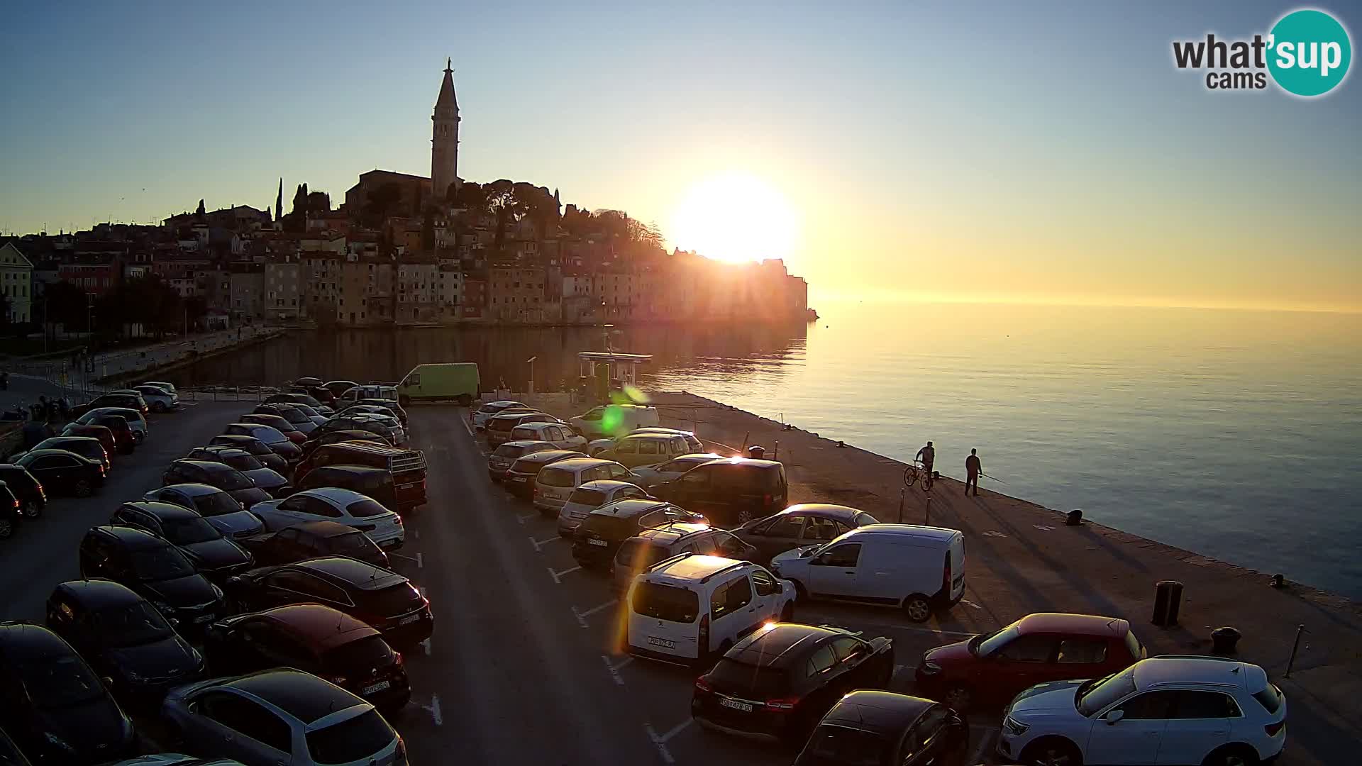 Web kamera Rovinj panorama grada