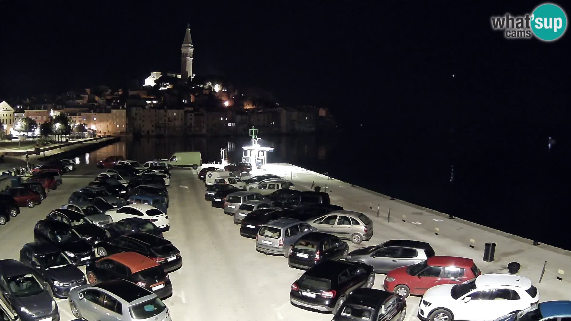 Webcam live Rovinj panorama de la ville | Istrie