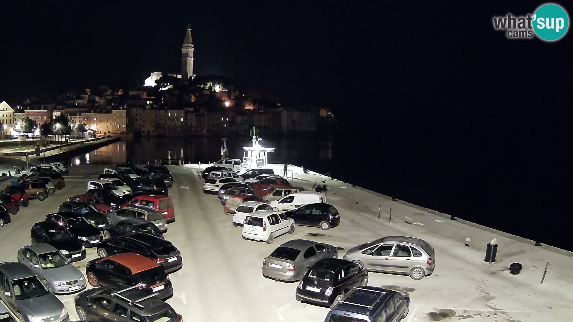 Webcam Rovigno / Rovinj – panorama della città