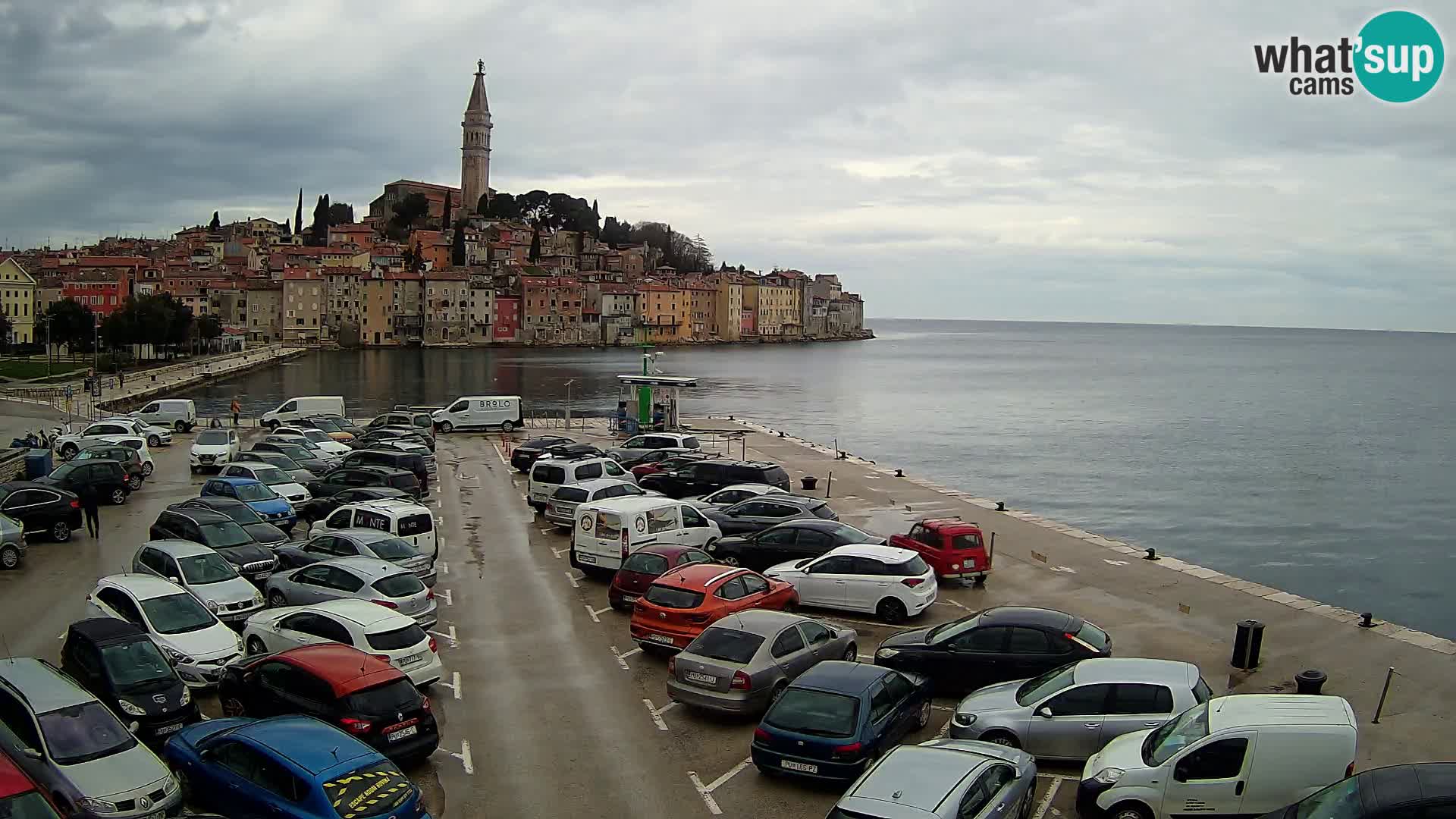 Web kamera Rovinj panorama grada