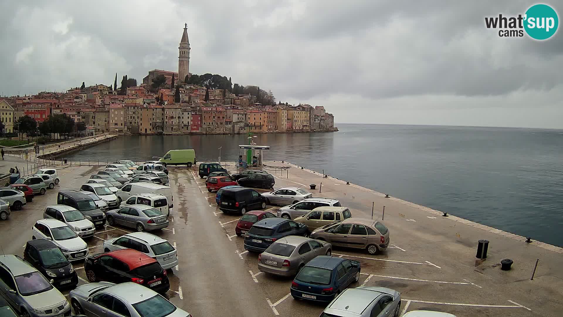 Webcam live Rovinj panorama de la ville | Istrie