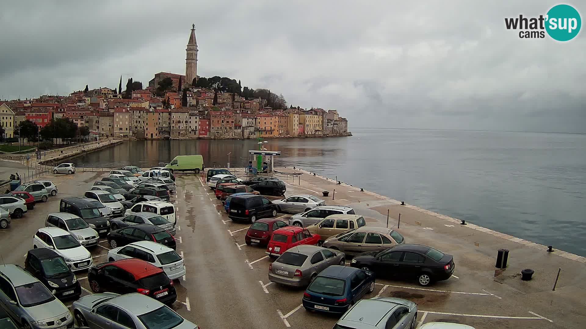 Webcam live Rovinj panorama de la ville | Istrie