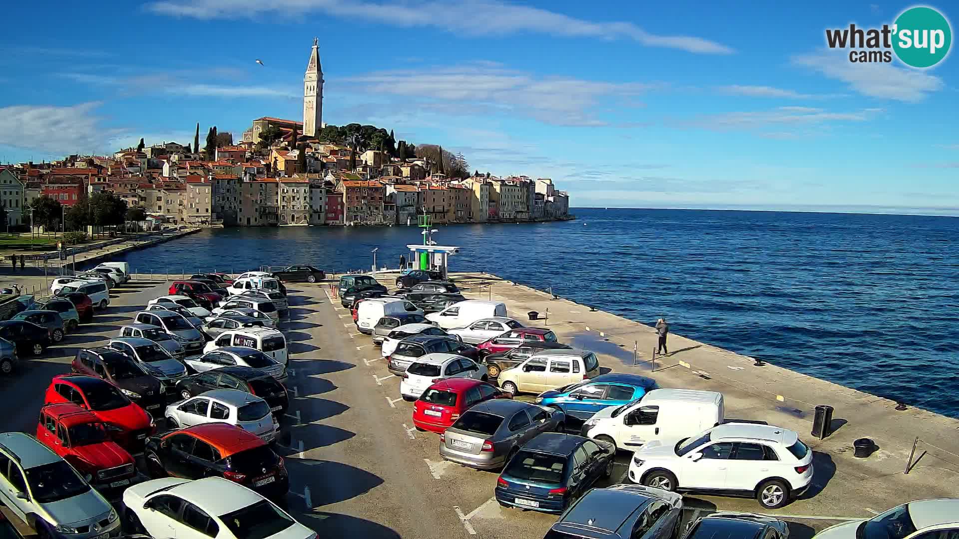 Webcam Rovinj – panorama de la ciudad