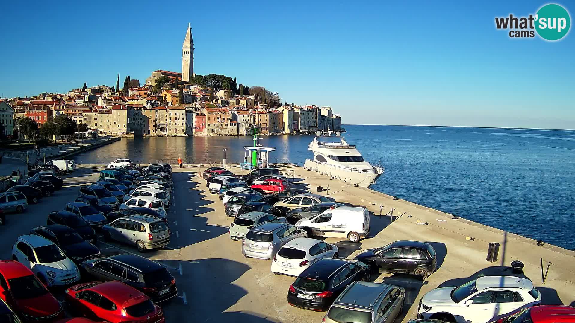 Spletna kamera Rovinj – panorama mesta