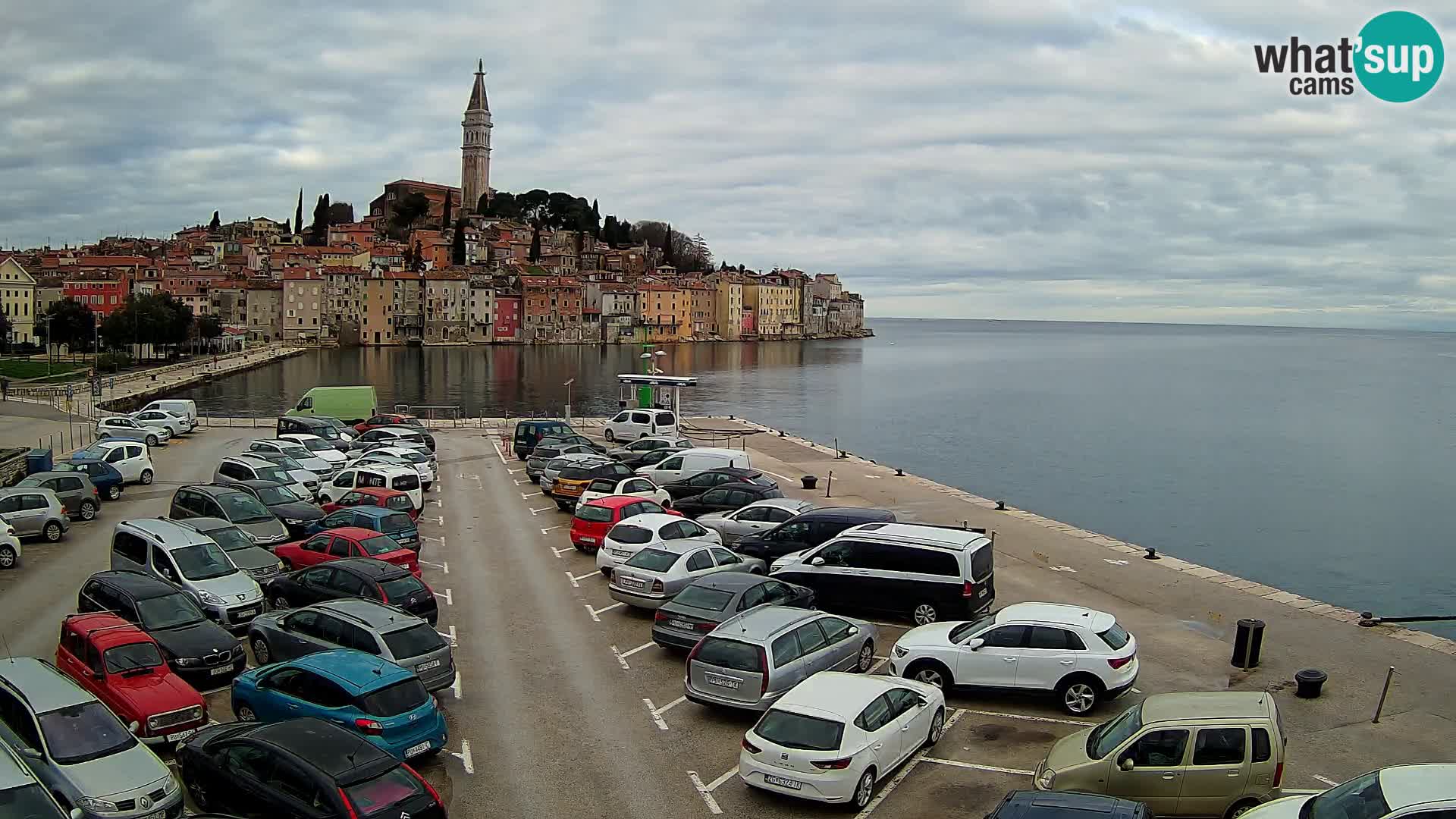 Webcam Rovinj panorama de la ciudad | Istria