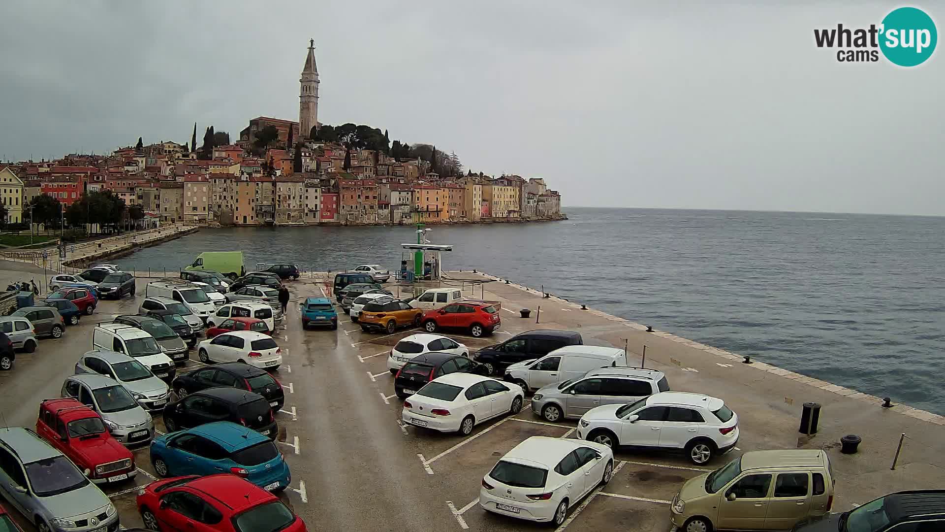 Webcam live Rovinj panorama de la ville | Istrie