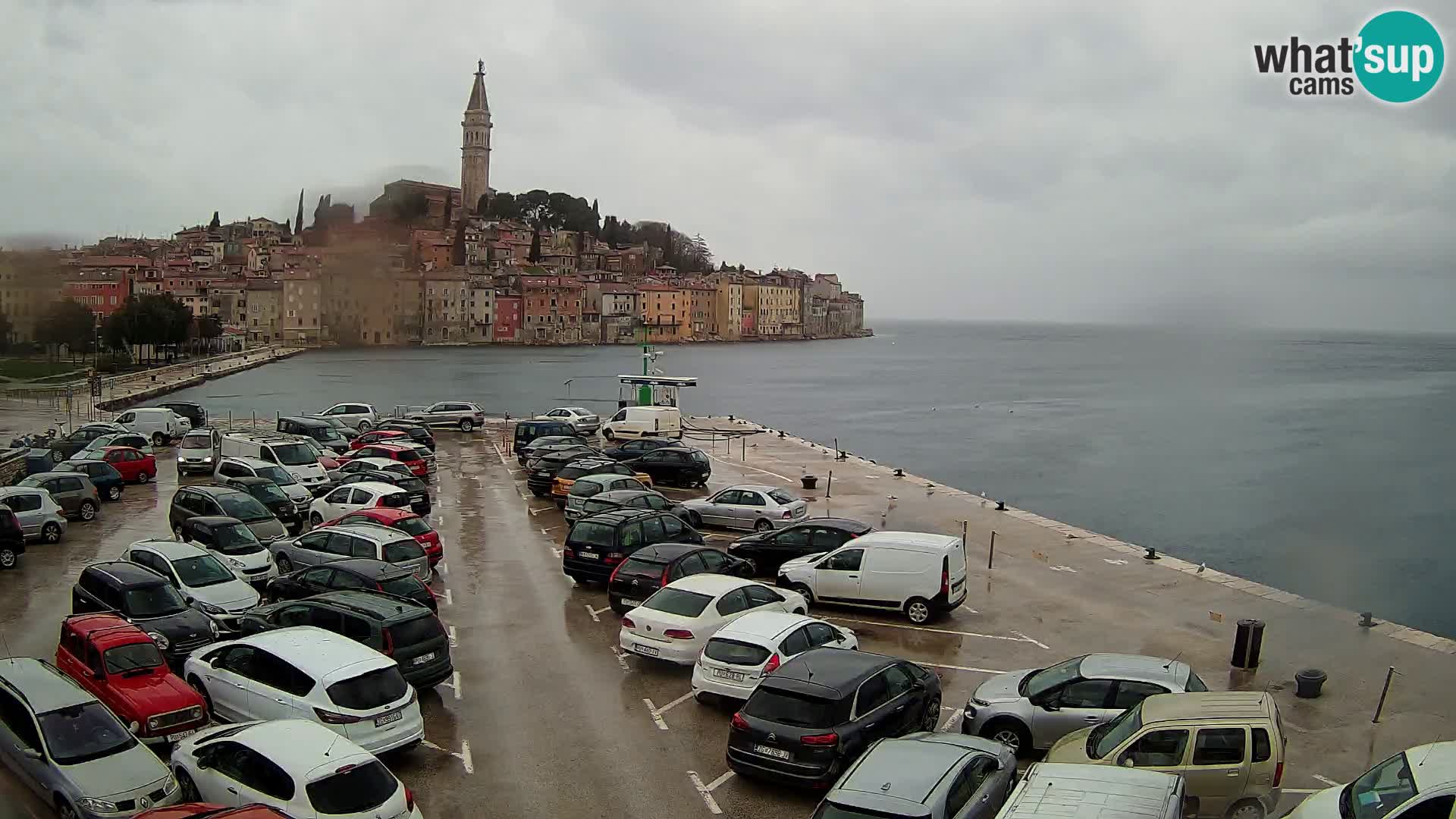 Web kamera Rovinj panorama grada