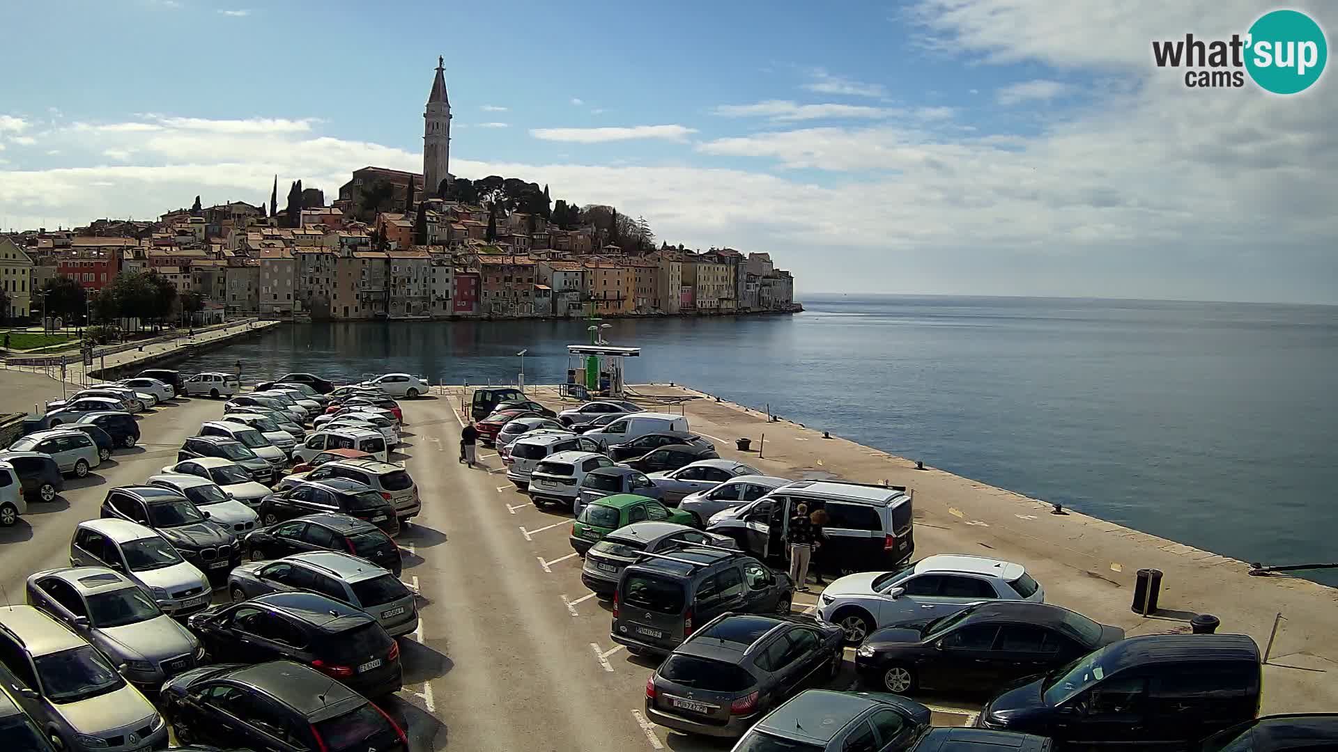 Webcam live Rovinj panorama de la ville | Istrie