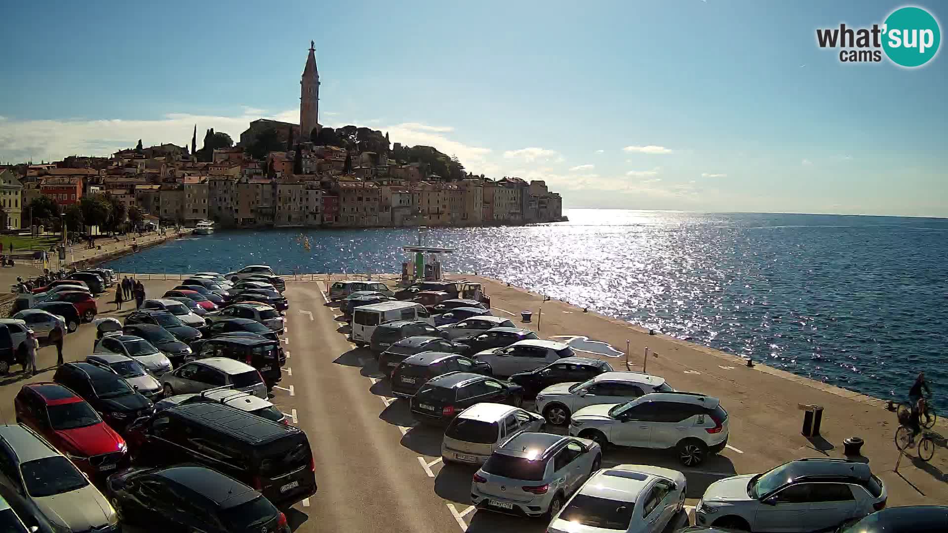 Webcam live Rovinj panorama de la ville | Istrie