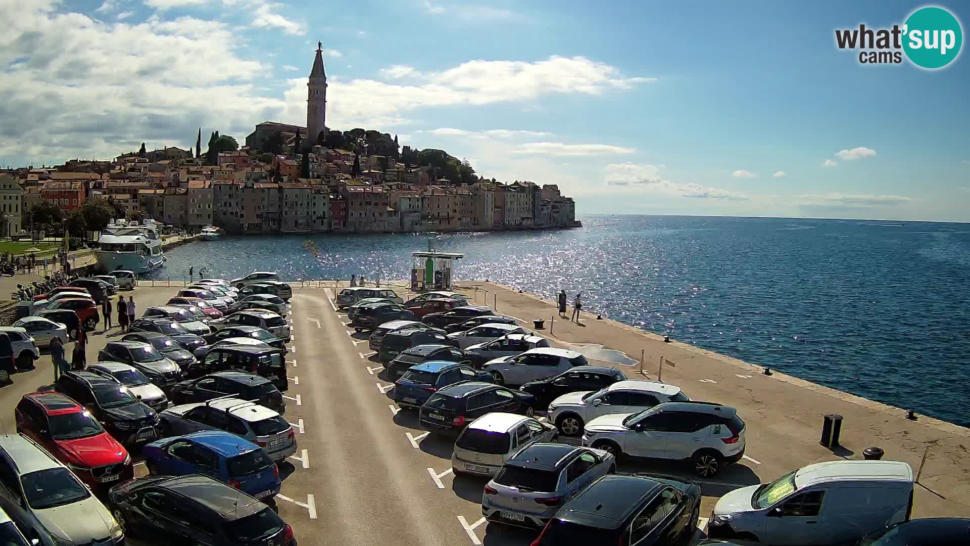 Webcam Rovinj panorama de la ciudad | Istria