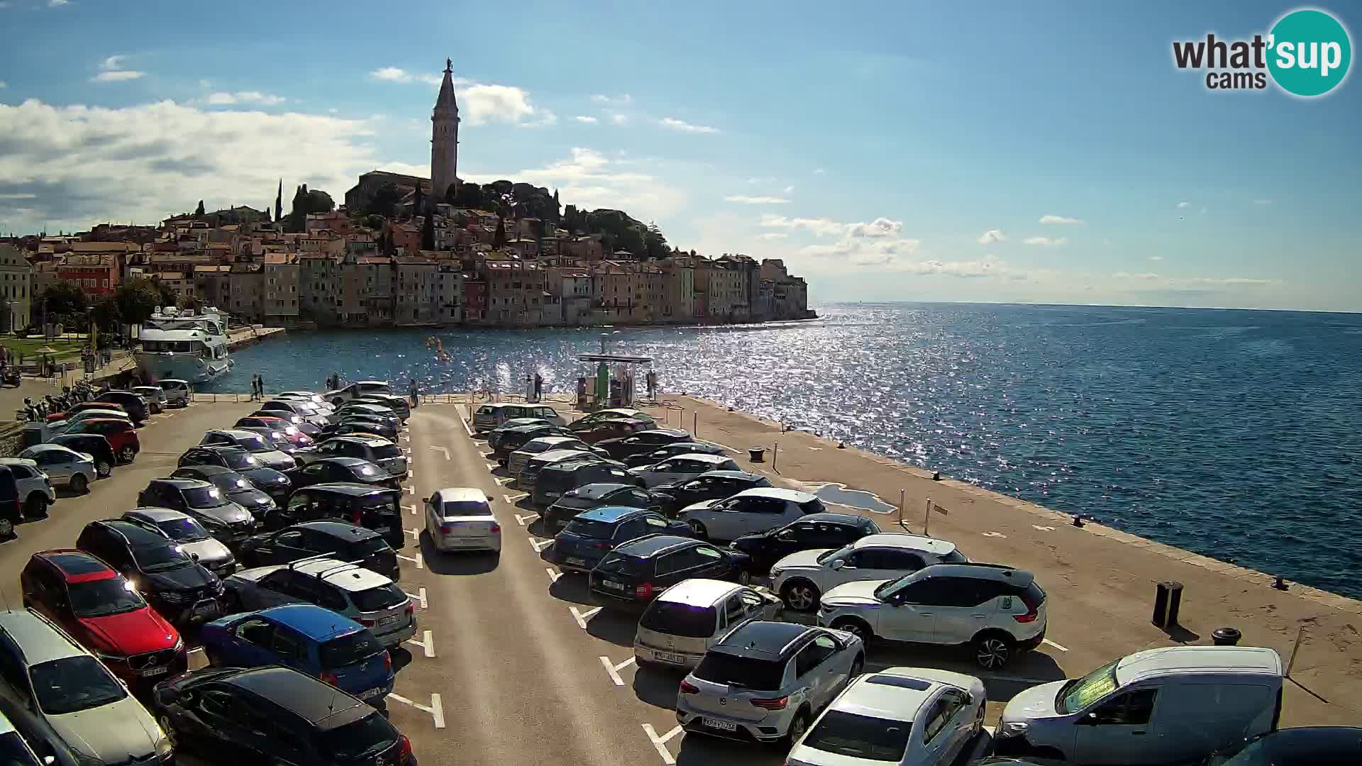 Web kamera Rovinj panorama grada