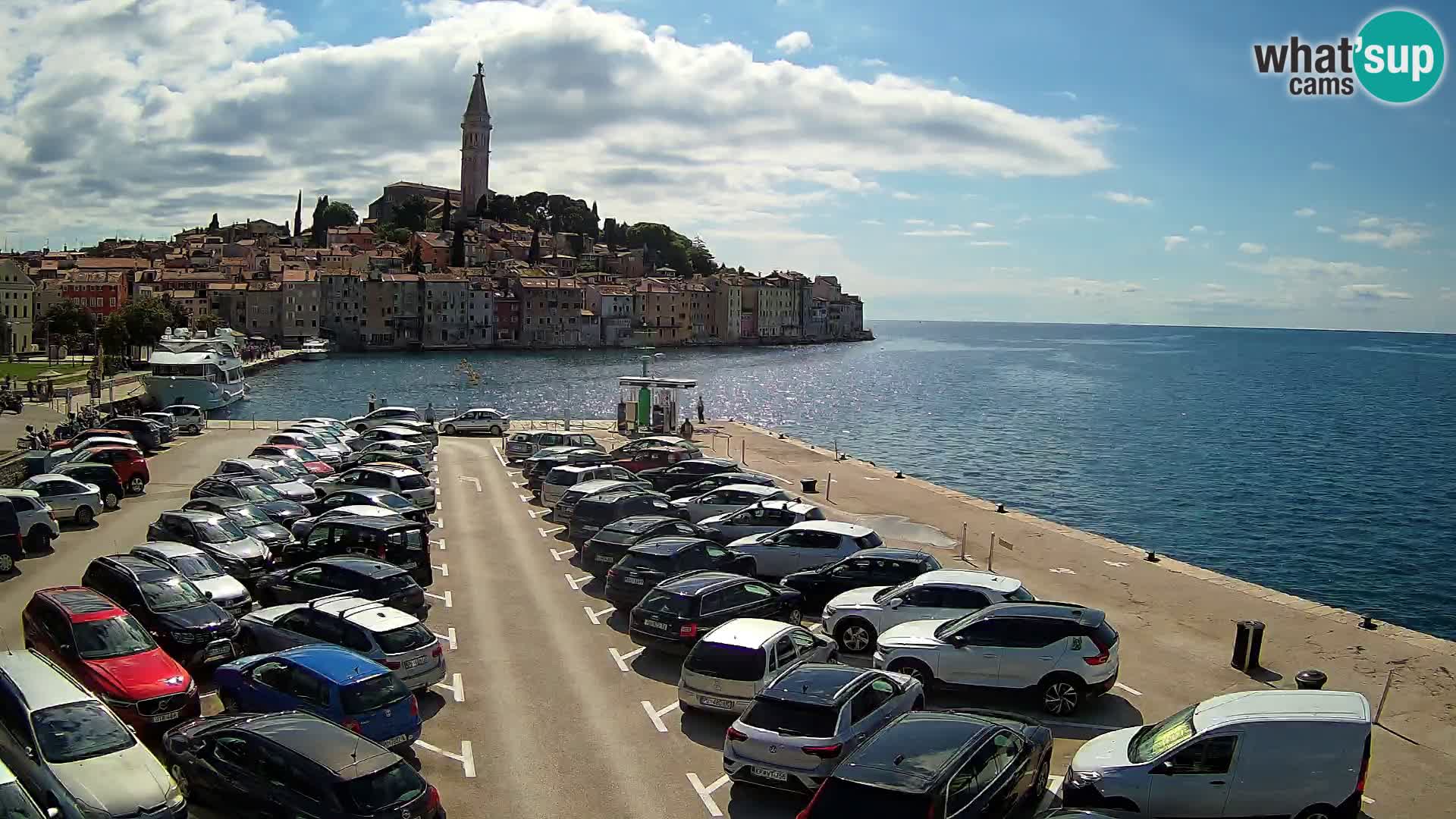 Webcam Rovinj panorama de la ciudad | Istria