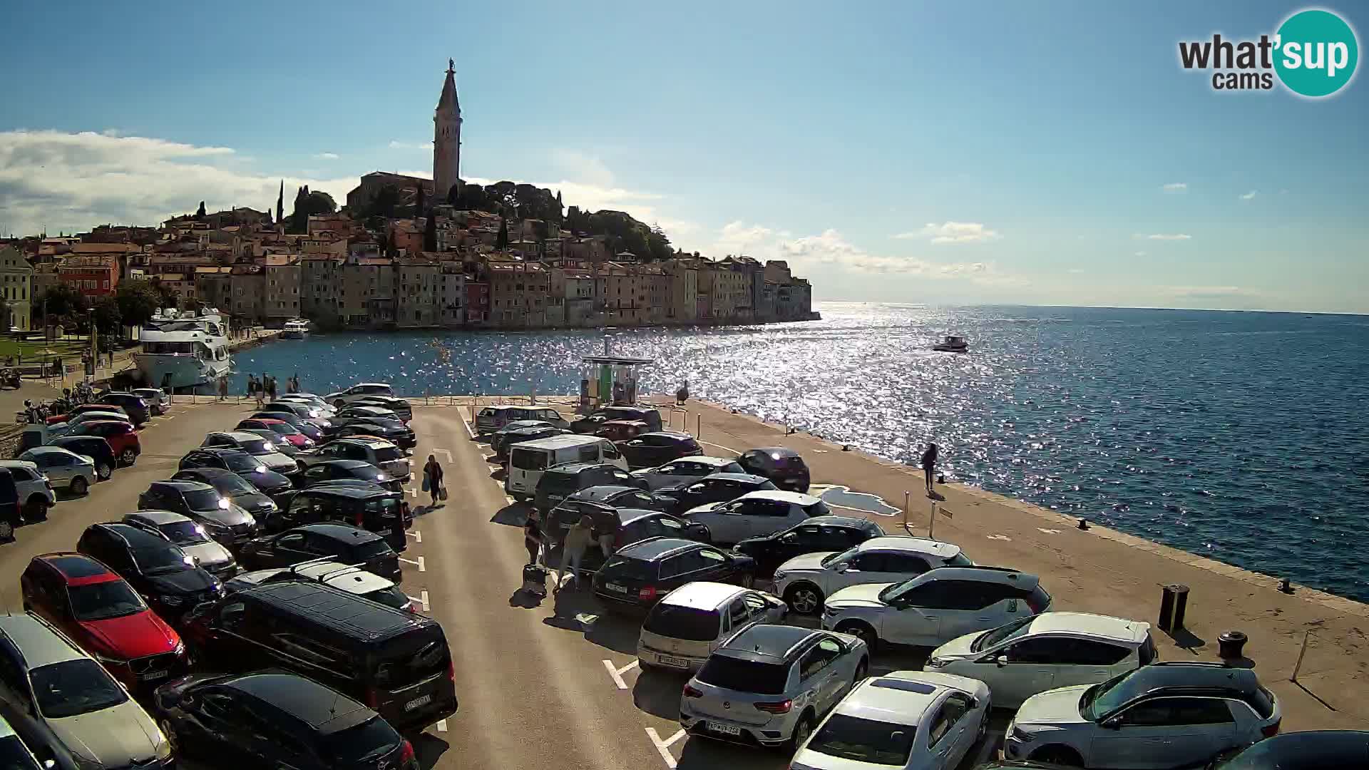 Webcam Rovinj panorama de la ciudad | Istria