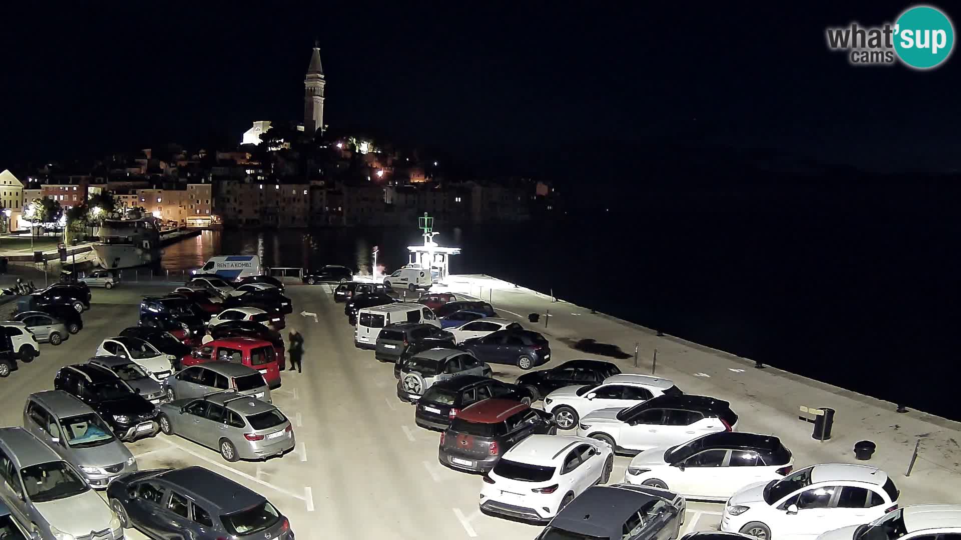 Web kamera Rovinj panorama grada