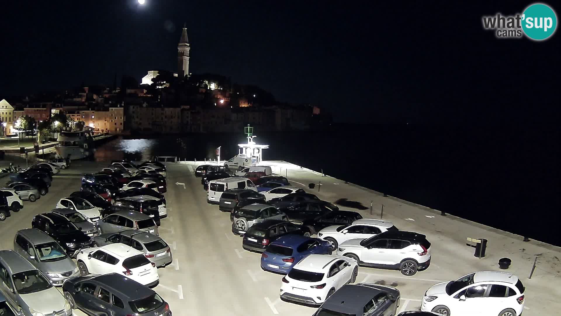 Web kamera Rovinj panorama grada