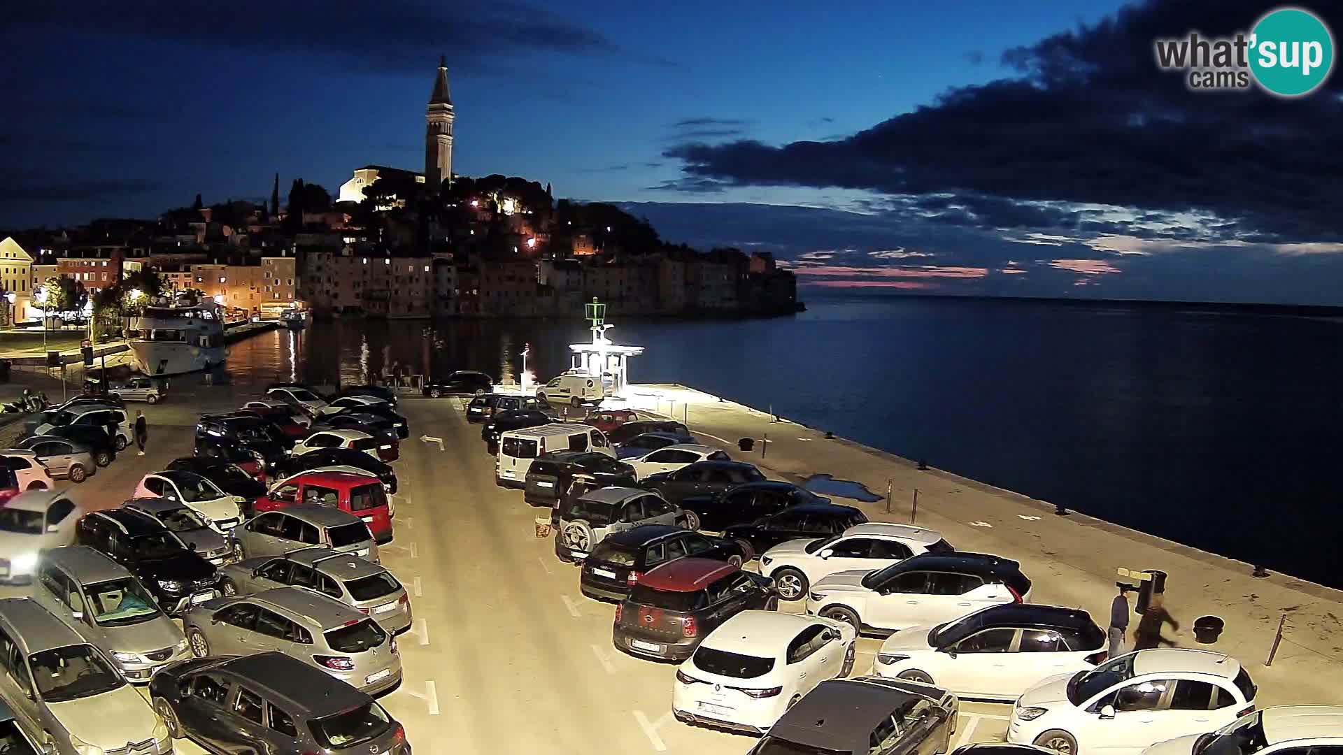 Web kamera Rovinj panorama grada
