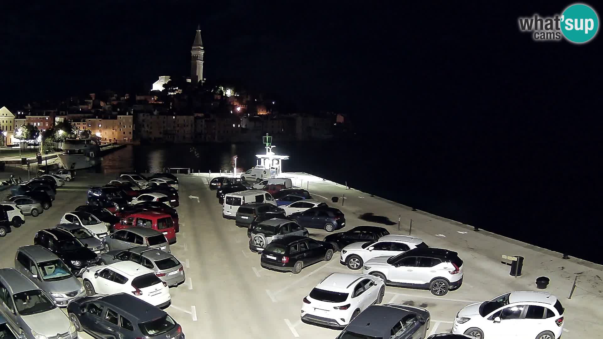 Webcam live Rovinj panorama de la ville | Istrie