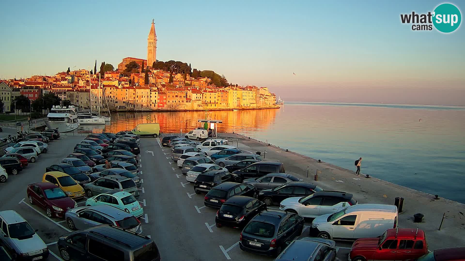 Spletna kamera Rovinj – panorama mesta