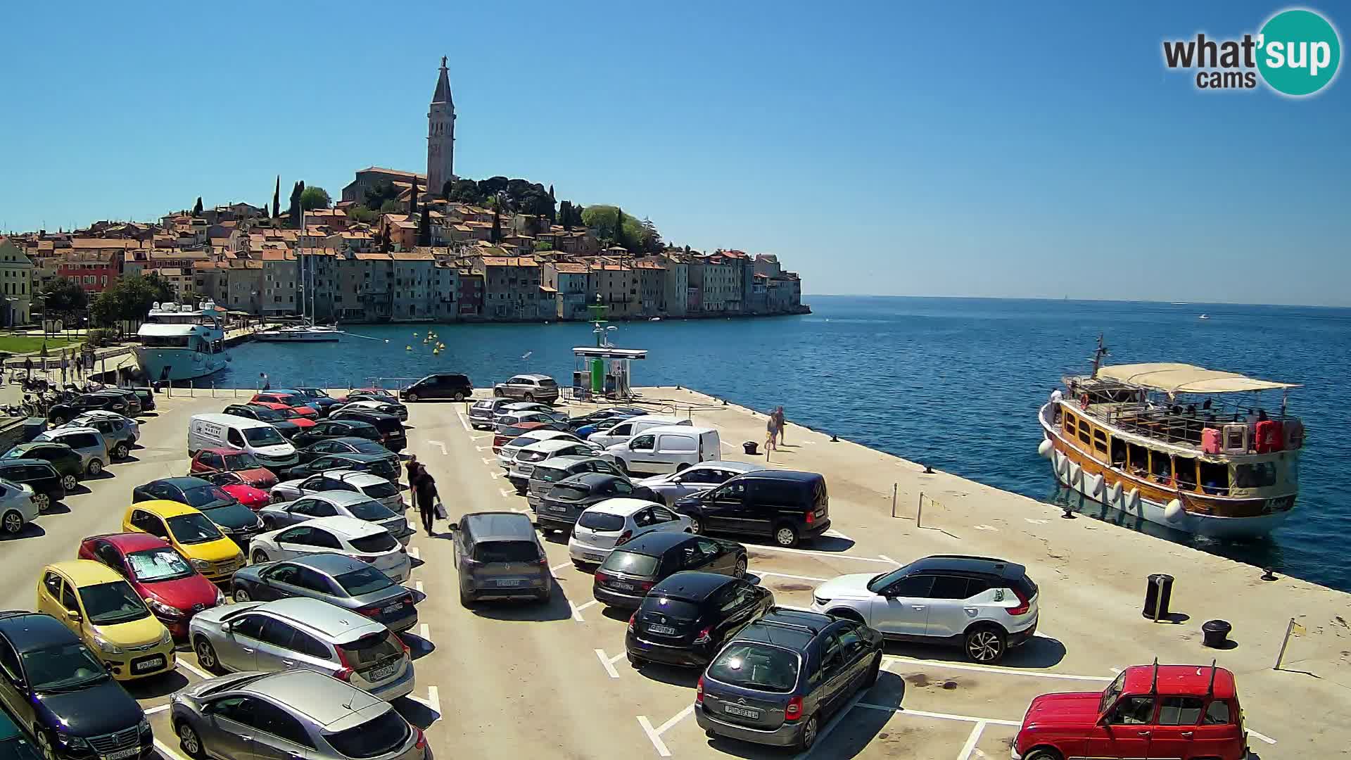 Web kamera Rovinj panorama grada