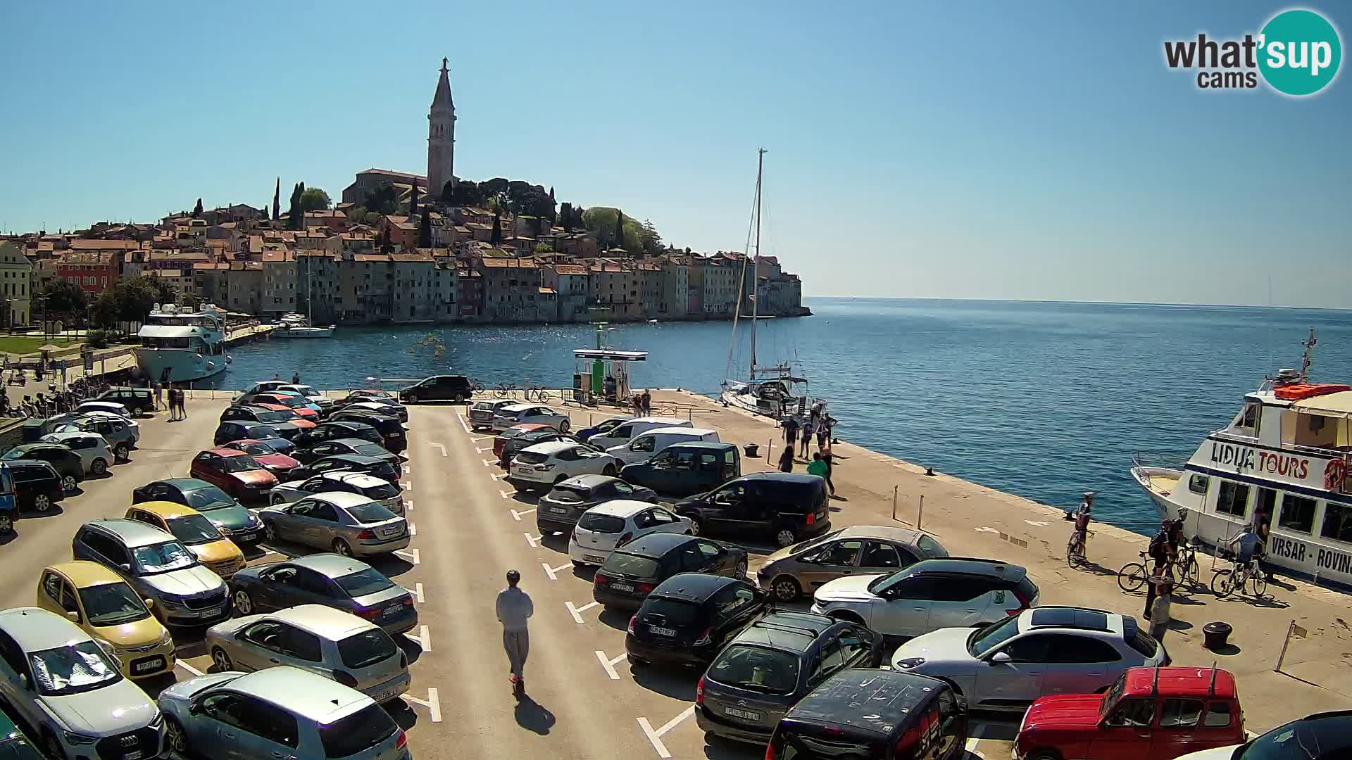 Web kamera Rovinj panorama grada