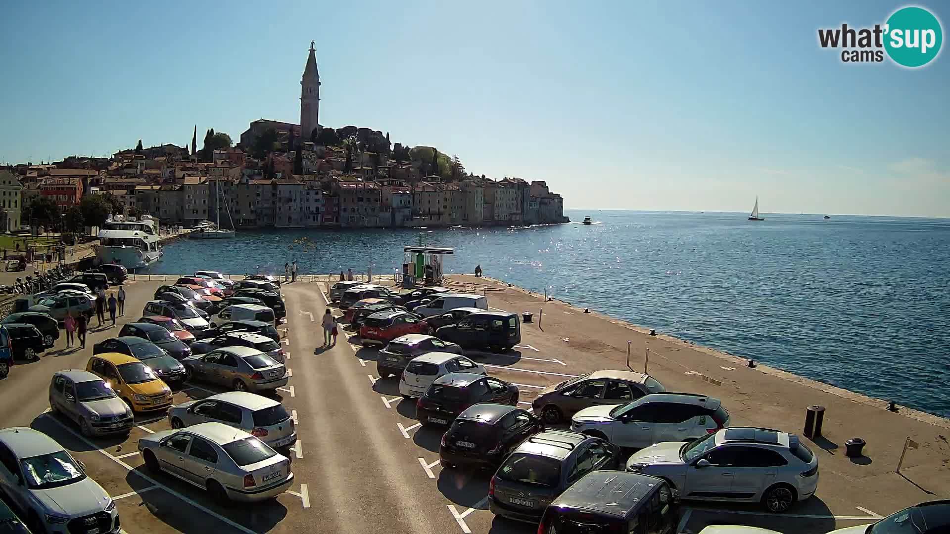 Webcam Rovinj panorama de la ciudad | Istria