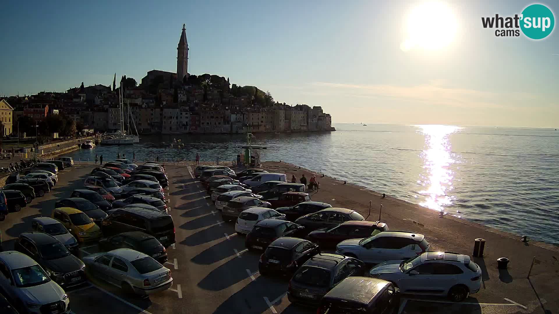 Webcam live Rovinj panorama de la ville | Istrie