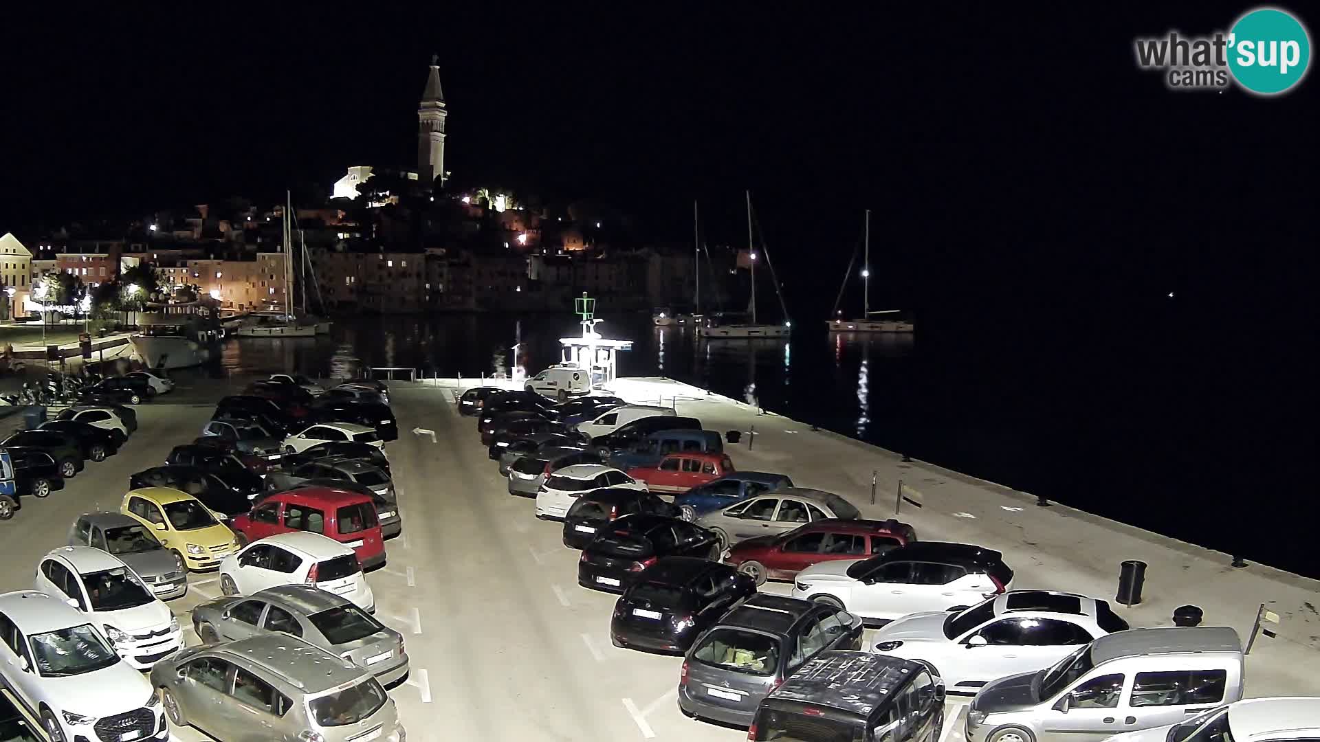 Webcam live Rovinj panorama de la ville | Istrie