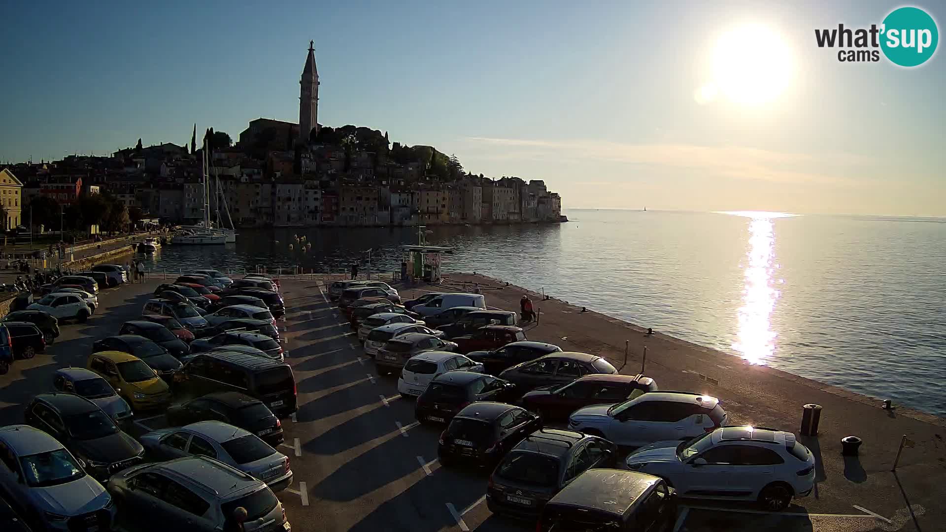 Web kamera Rovinj panorama grada
