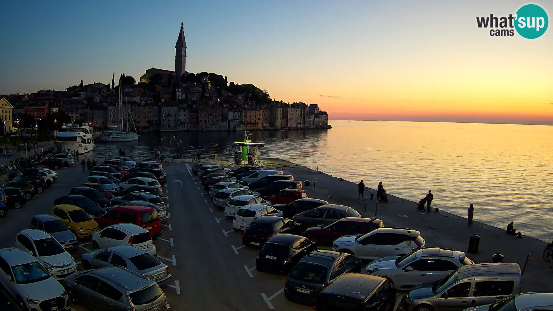 Web kamera Rovinj panorama grada