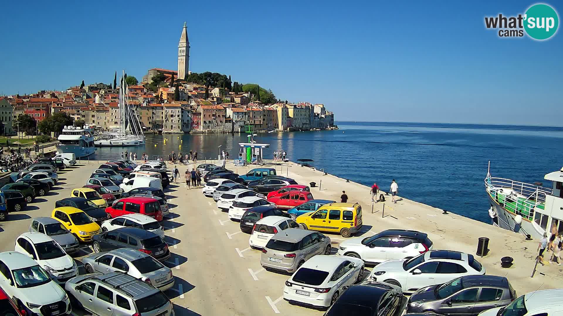 Webcam Rovinj panorama de la ciudad | Istria