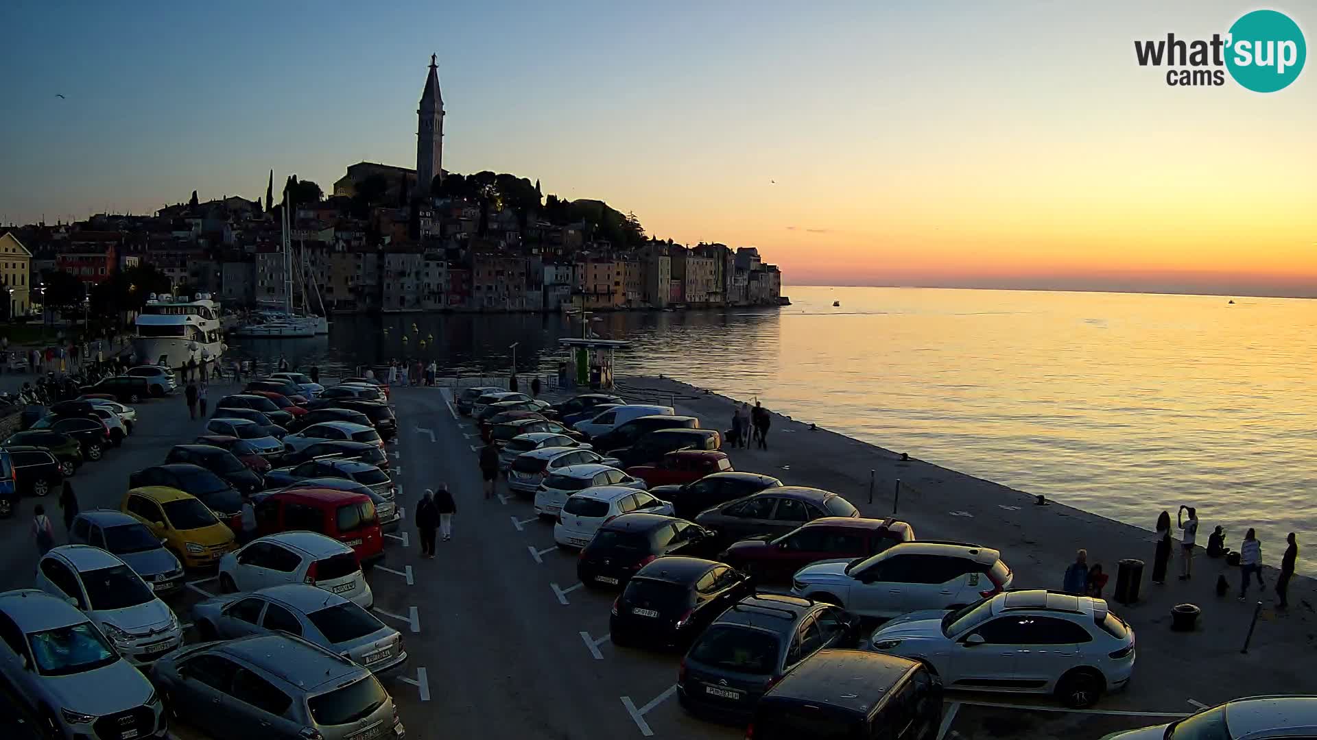 Webcam Rovinj panorama de la ciudad | Istria
