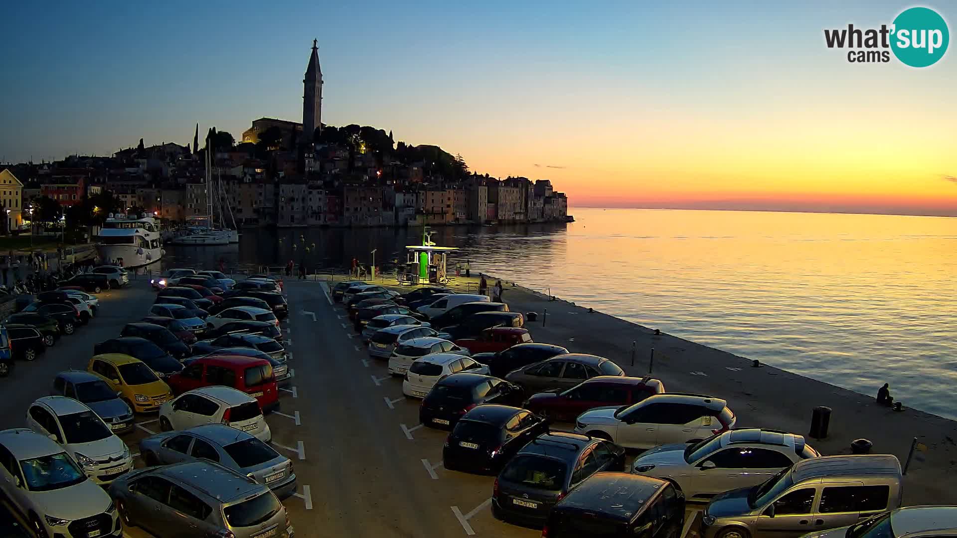 Webcam Rovinj panorama de la ciudad | Istria