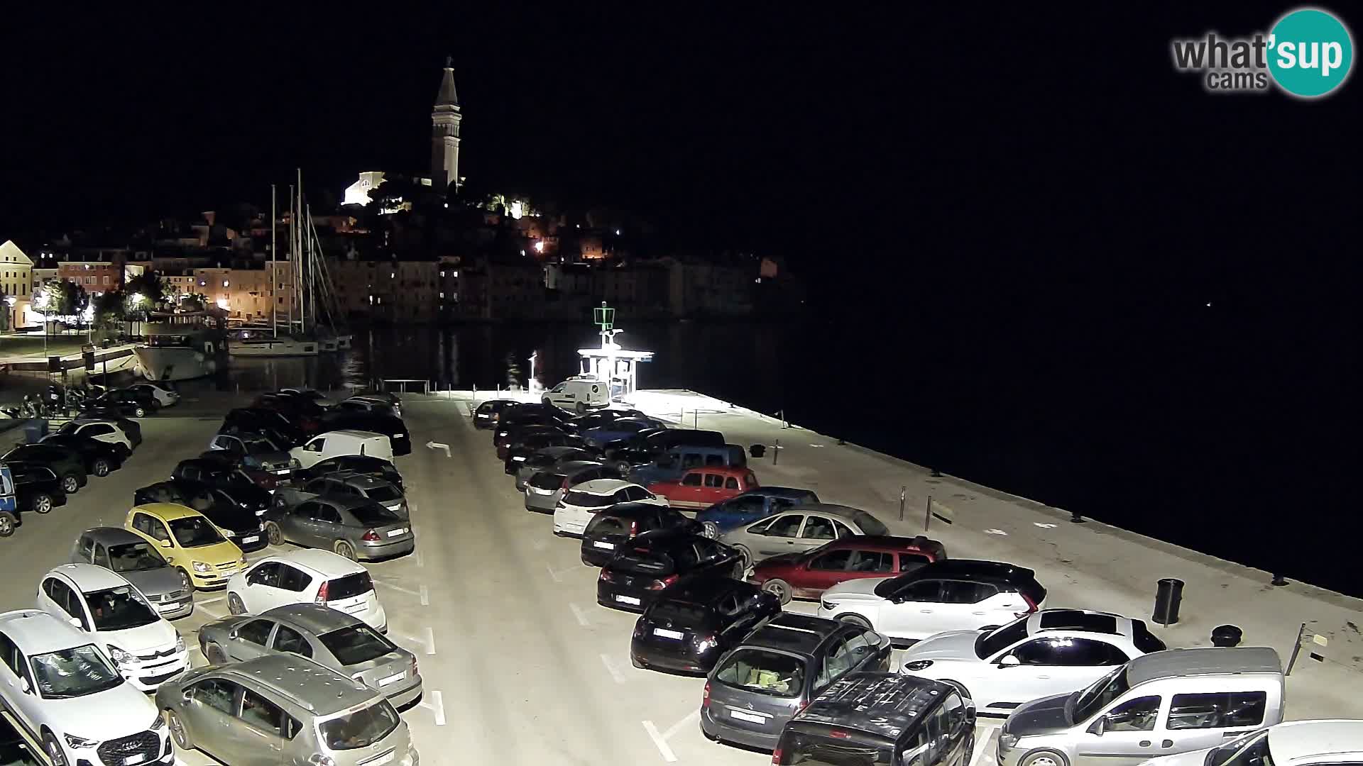 Web kamera Rovinj panorama grada