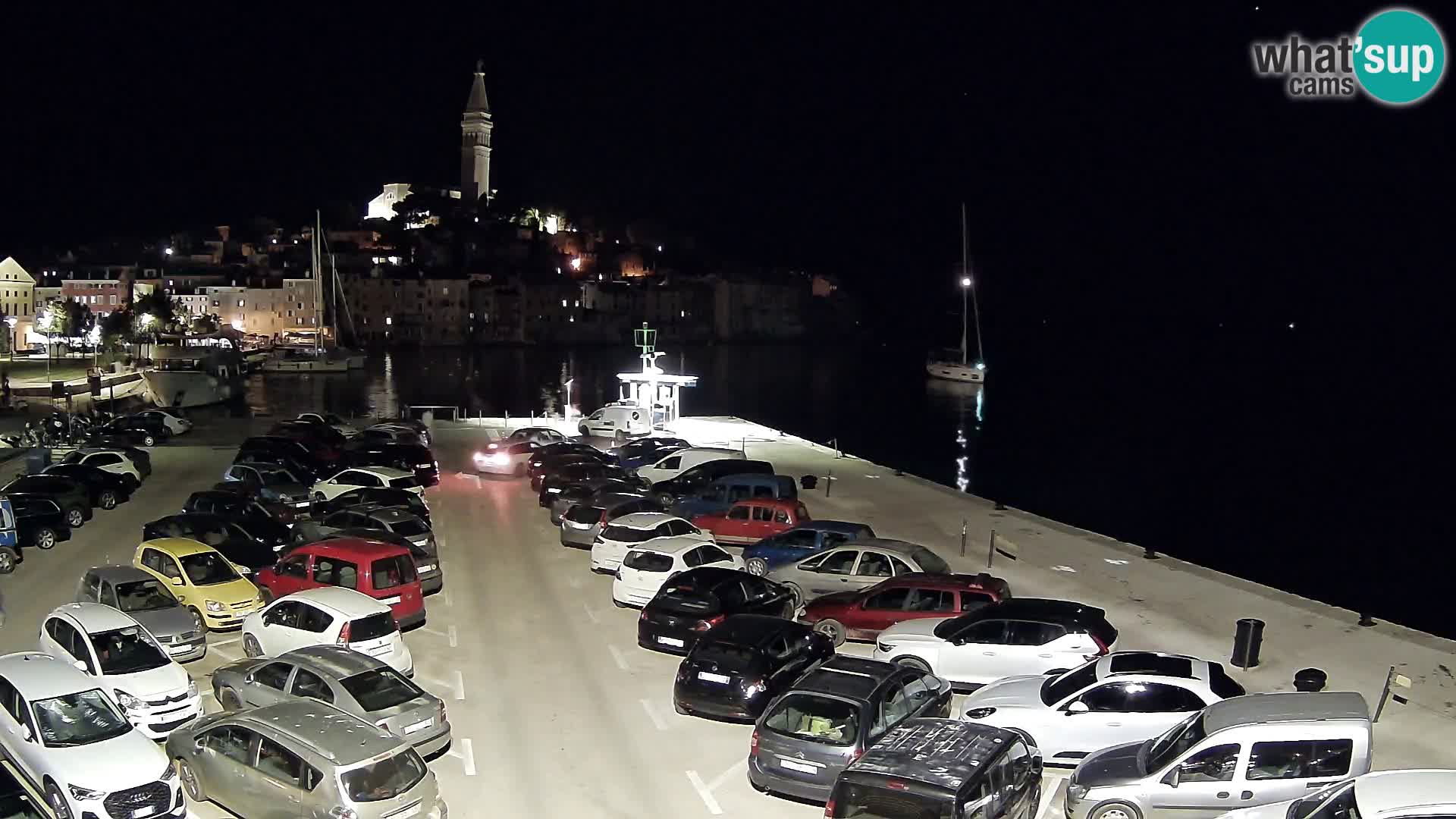 Webcam live Rovinj panorama de la ville | Istrie