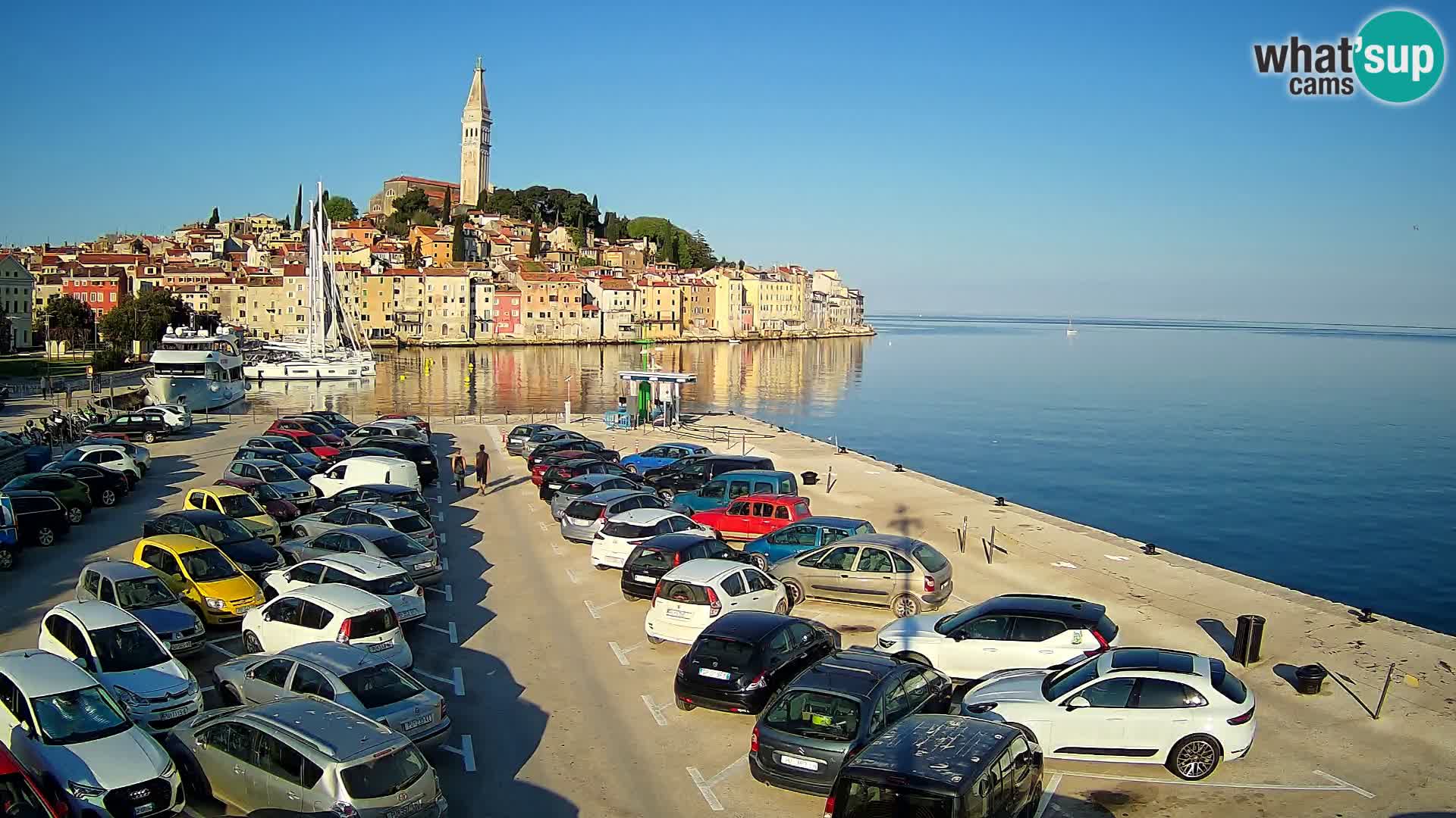 Webcam Rovinj panorama de la ciudad | Istria