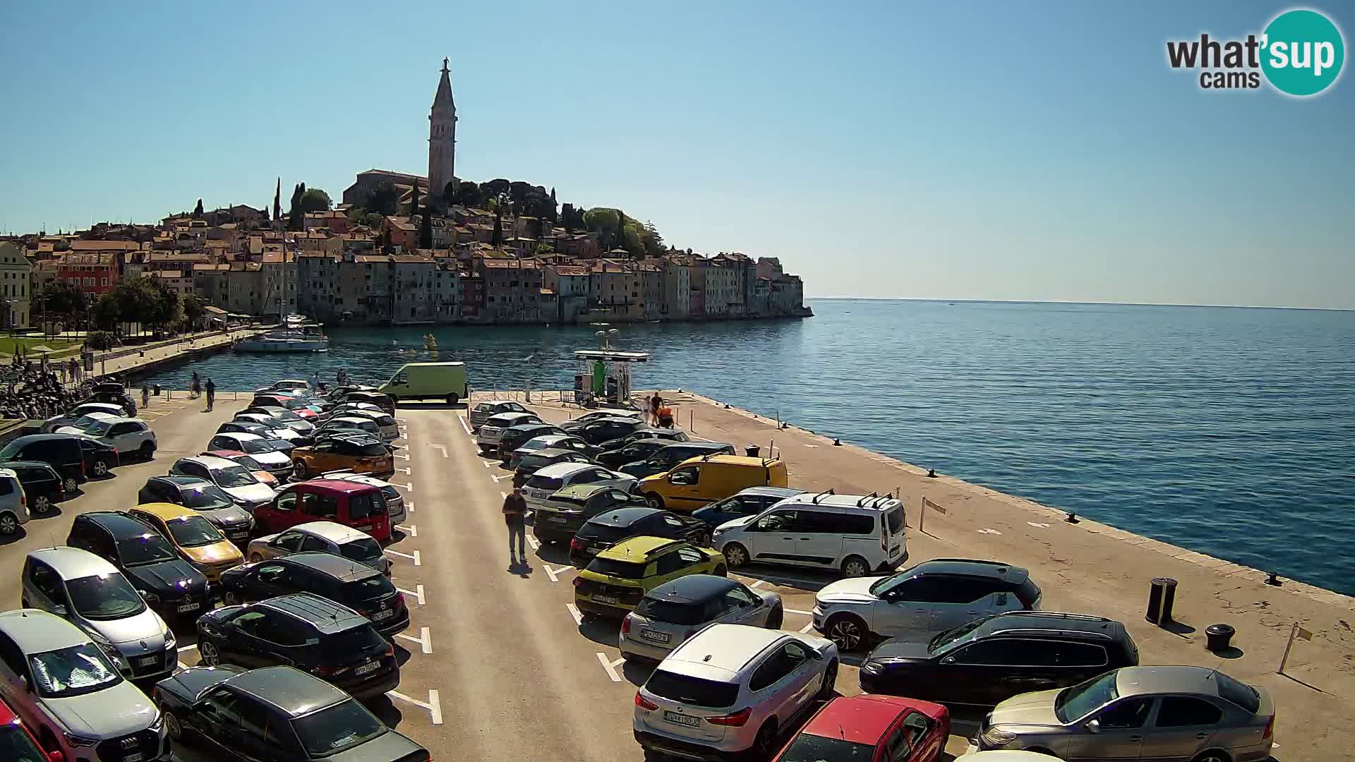 Web kamera Rovinj panorama grada