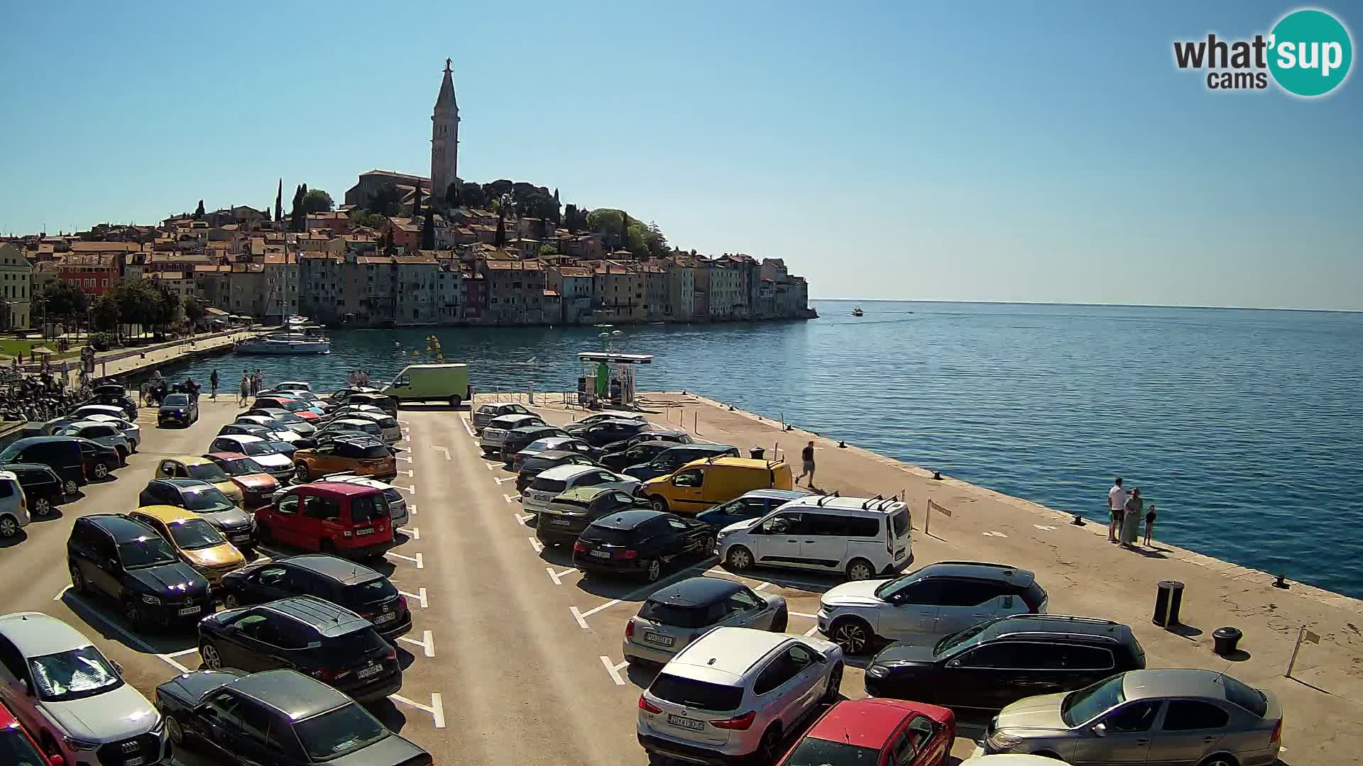 Webcam Rovinj panorama de la ciudad | Istria