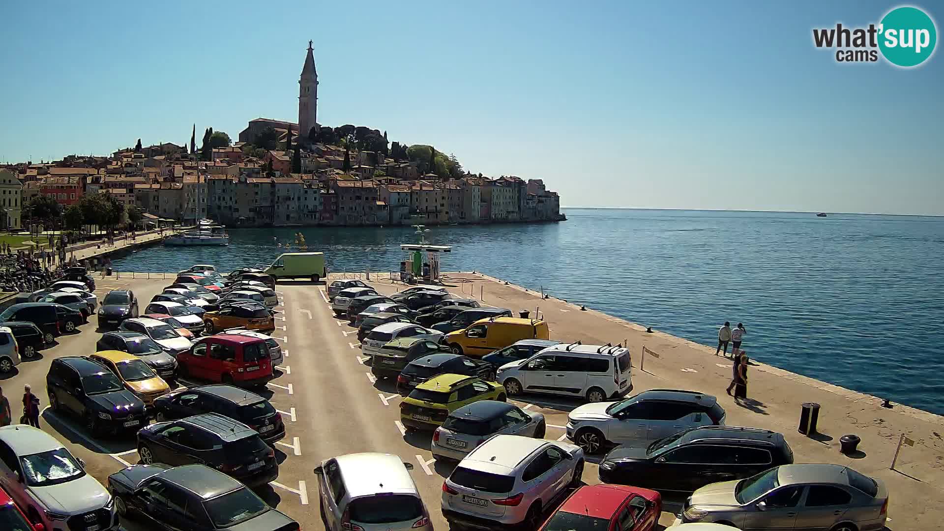 Webcam Rovinj panorama de la ciudad | Istria