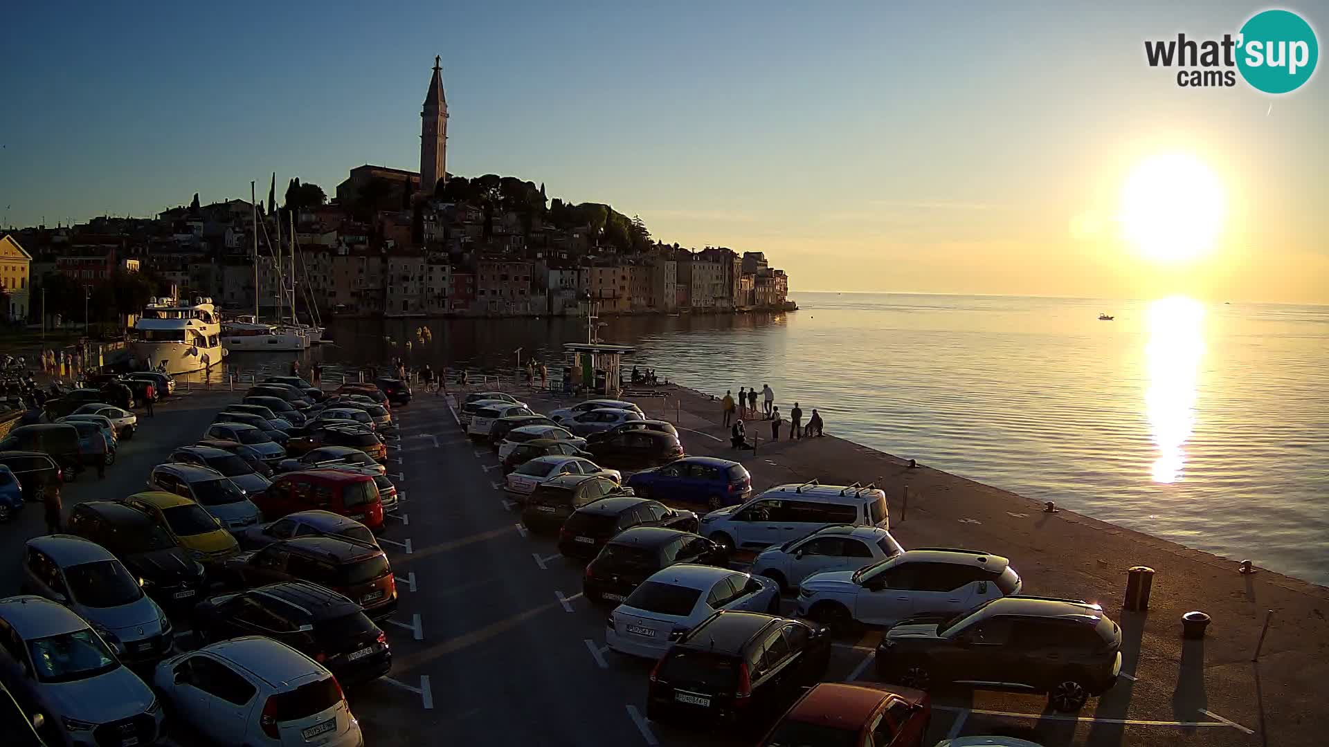 Web kamera Rovinj panorama grada