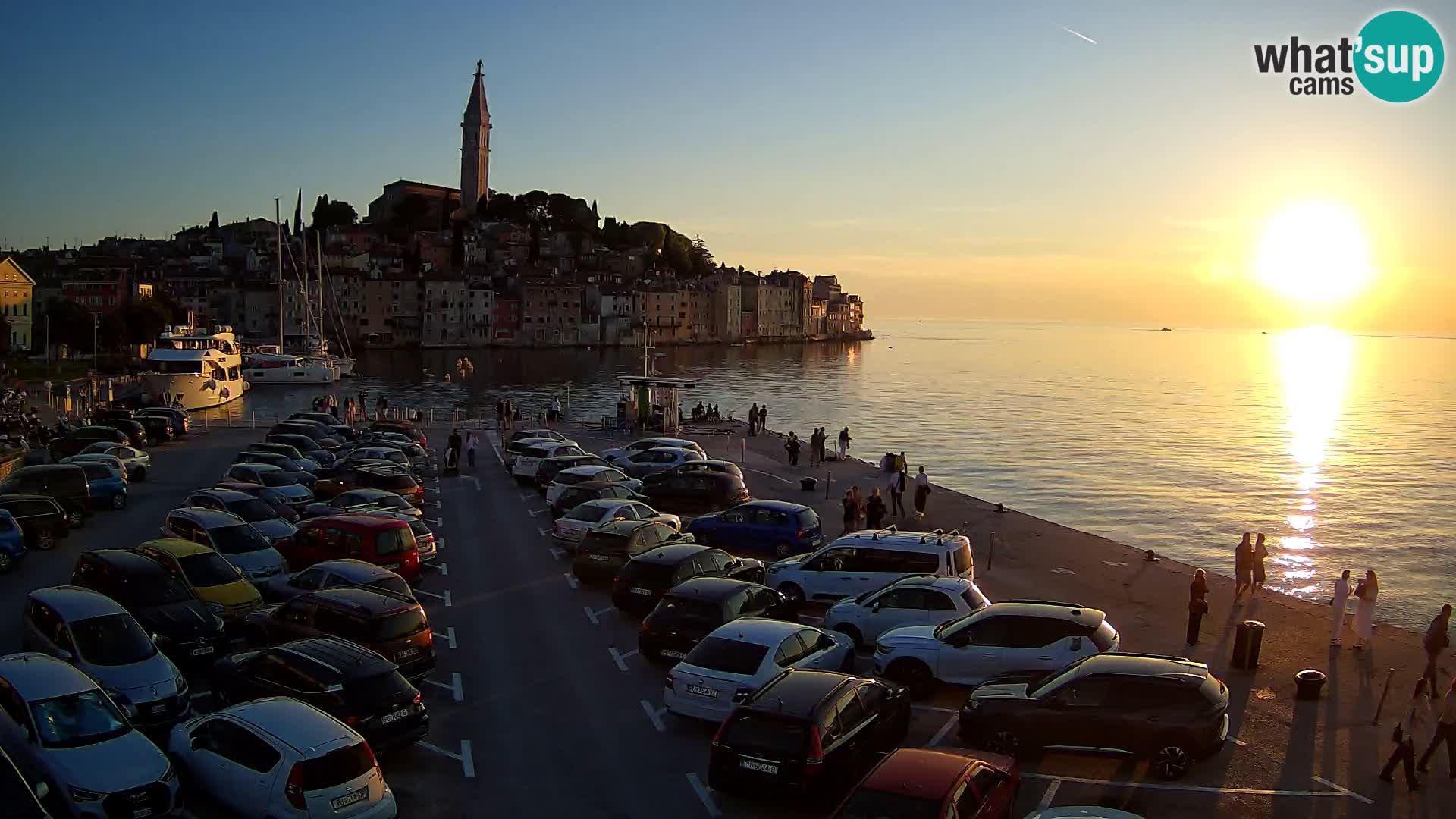 Webcam Rovinj panorama de la ciudad | Istria